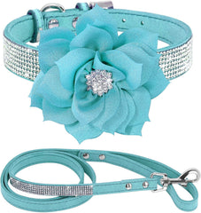 Haoyueer collar para perro con cristales destellantes, ideal para salidas elegantes