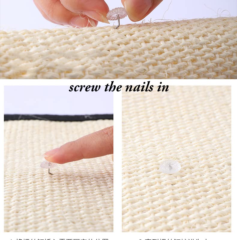 haozaikeji sisal natural rascador gato: superficie durable para afilar uñas.