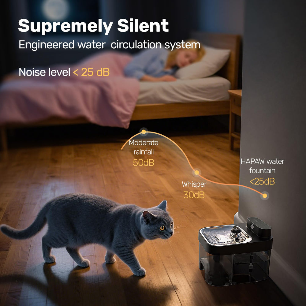 Diseño silencioso de la fuente HAPAW para dormir sin interrupciones.