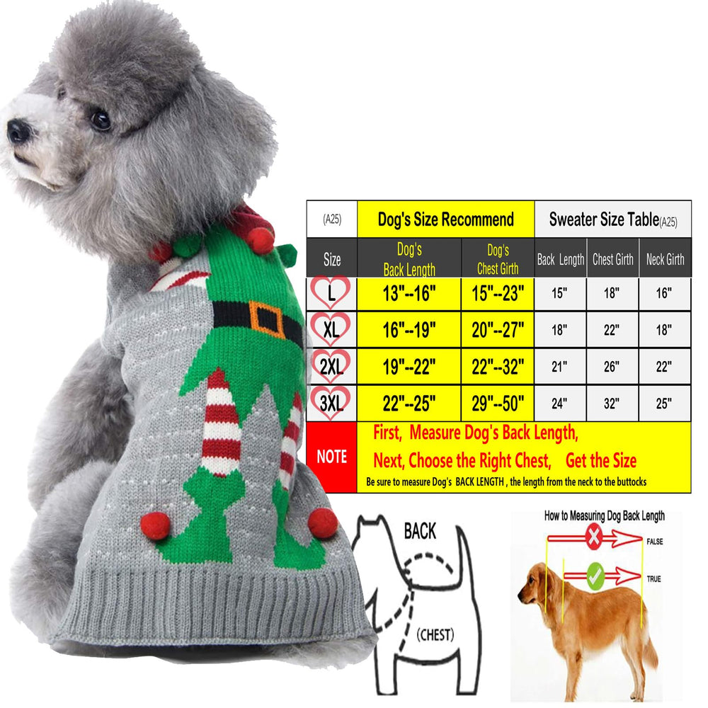 Prenda navideña HAPEE para perro grande con diseño Santa, ideal para fotos