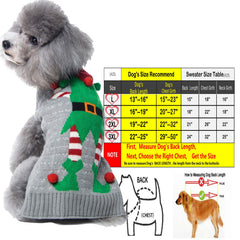 Prenda navideña HAPEE para perro grande con diseño Santa, ideal para fotos