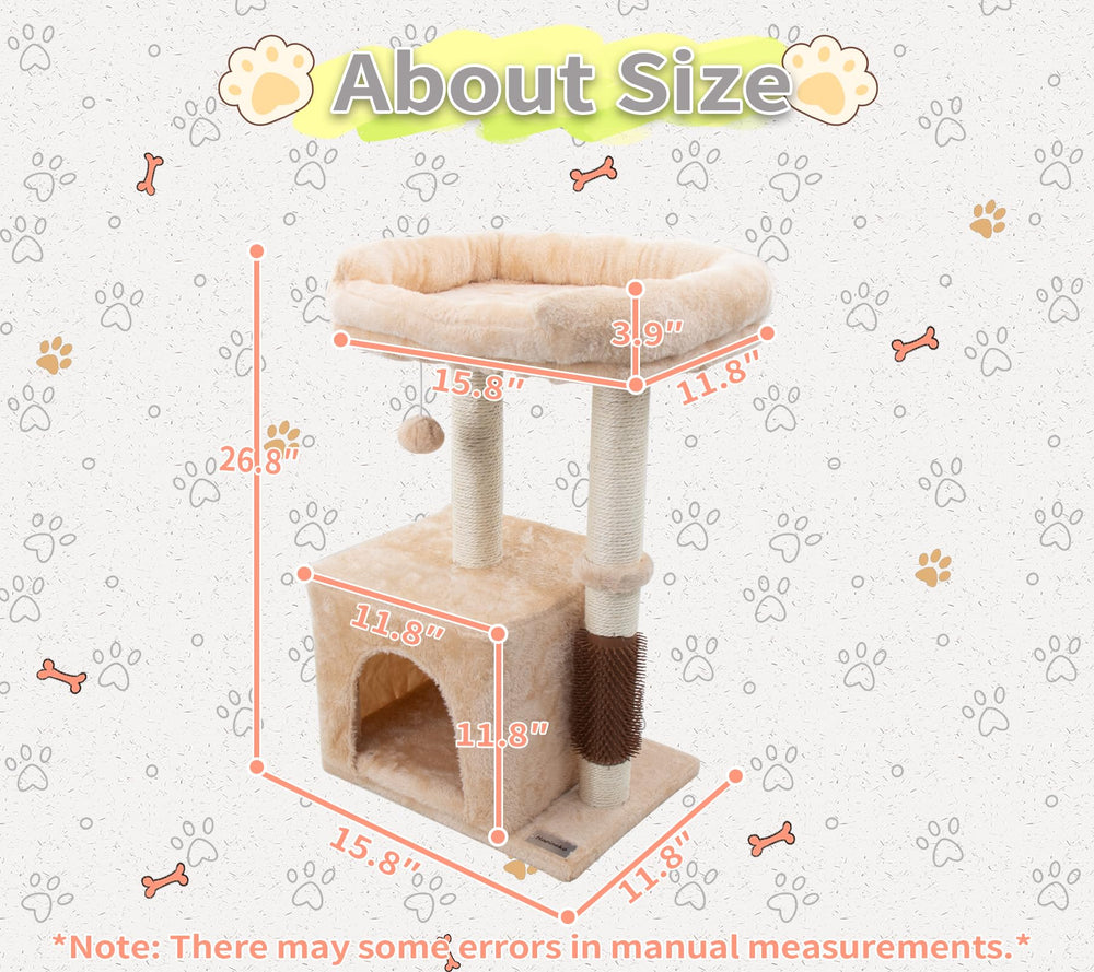 Hapineko arbol gatos montaje sencillo con herramientas incluidas