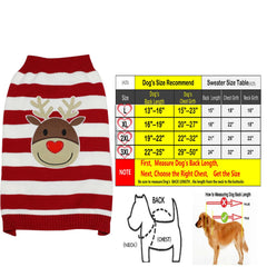 HAPPEE sudadera navideña para perros grandes, ideal para sesiones de fotos festivas
