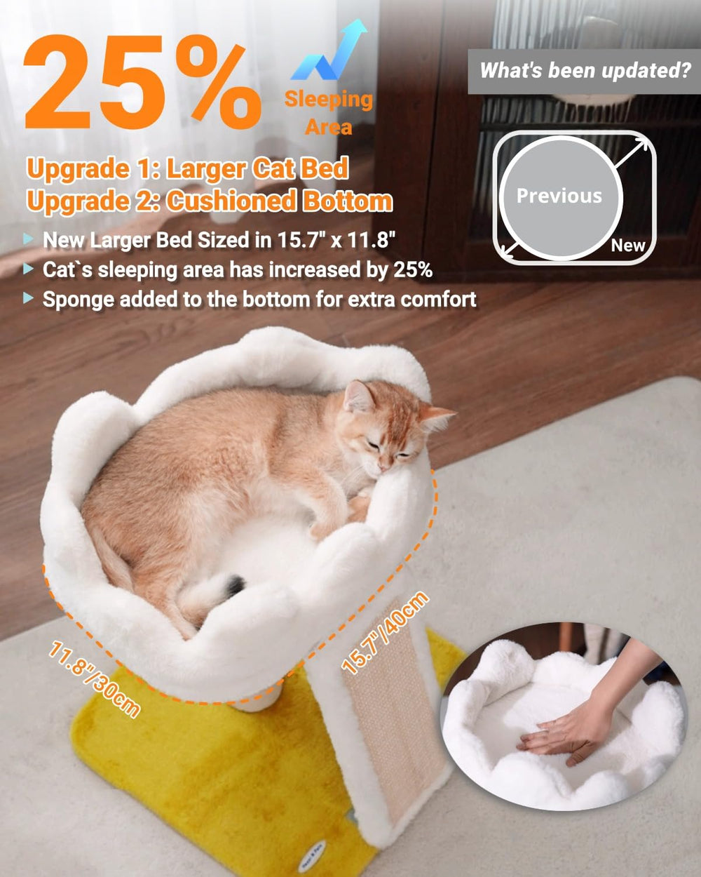 Happi N Pets base peso estable: base ancha para evitar vuelcos