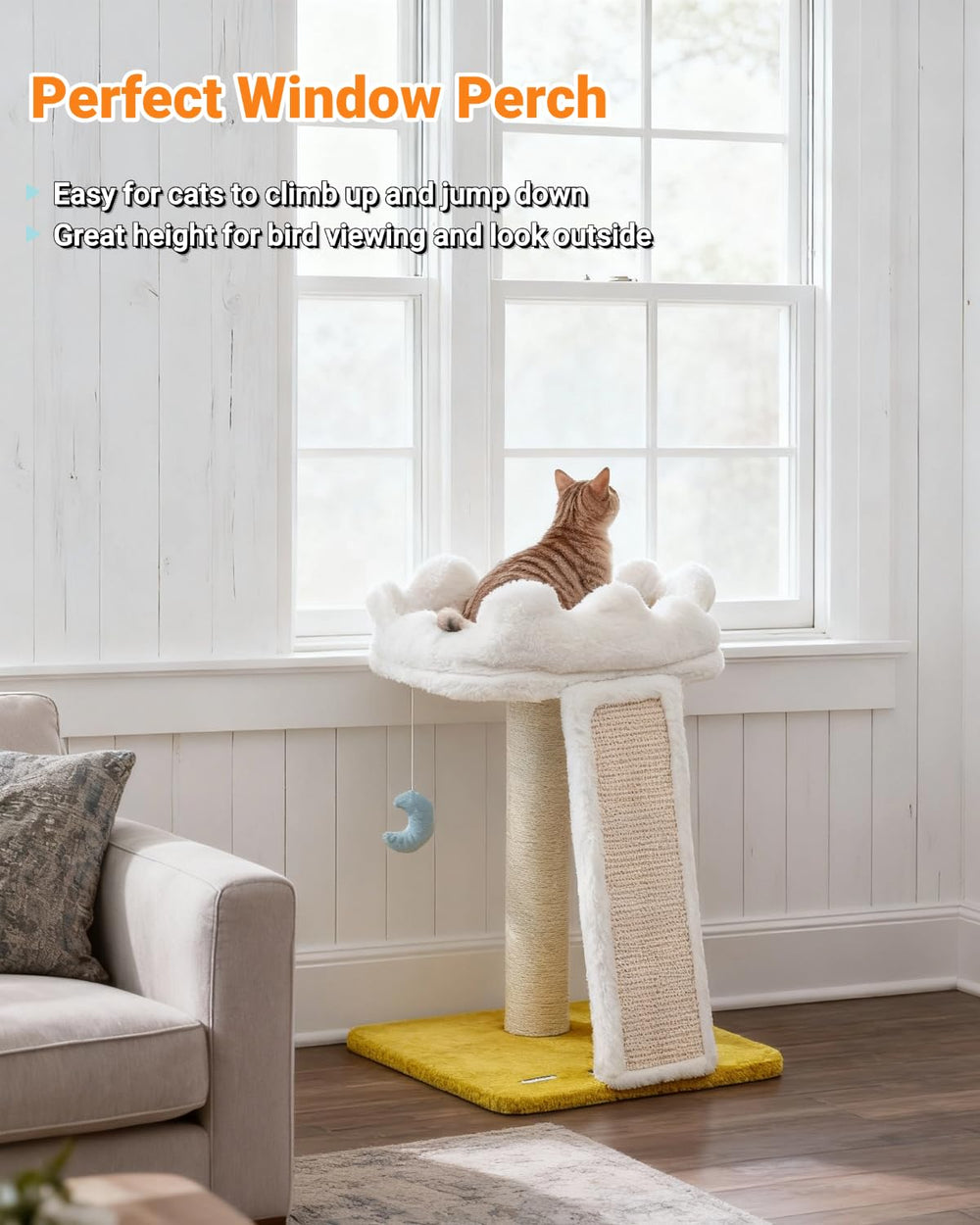 Happi N Pets mansión multigatos 31.5: espacio para varios gatos