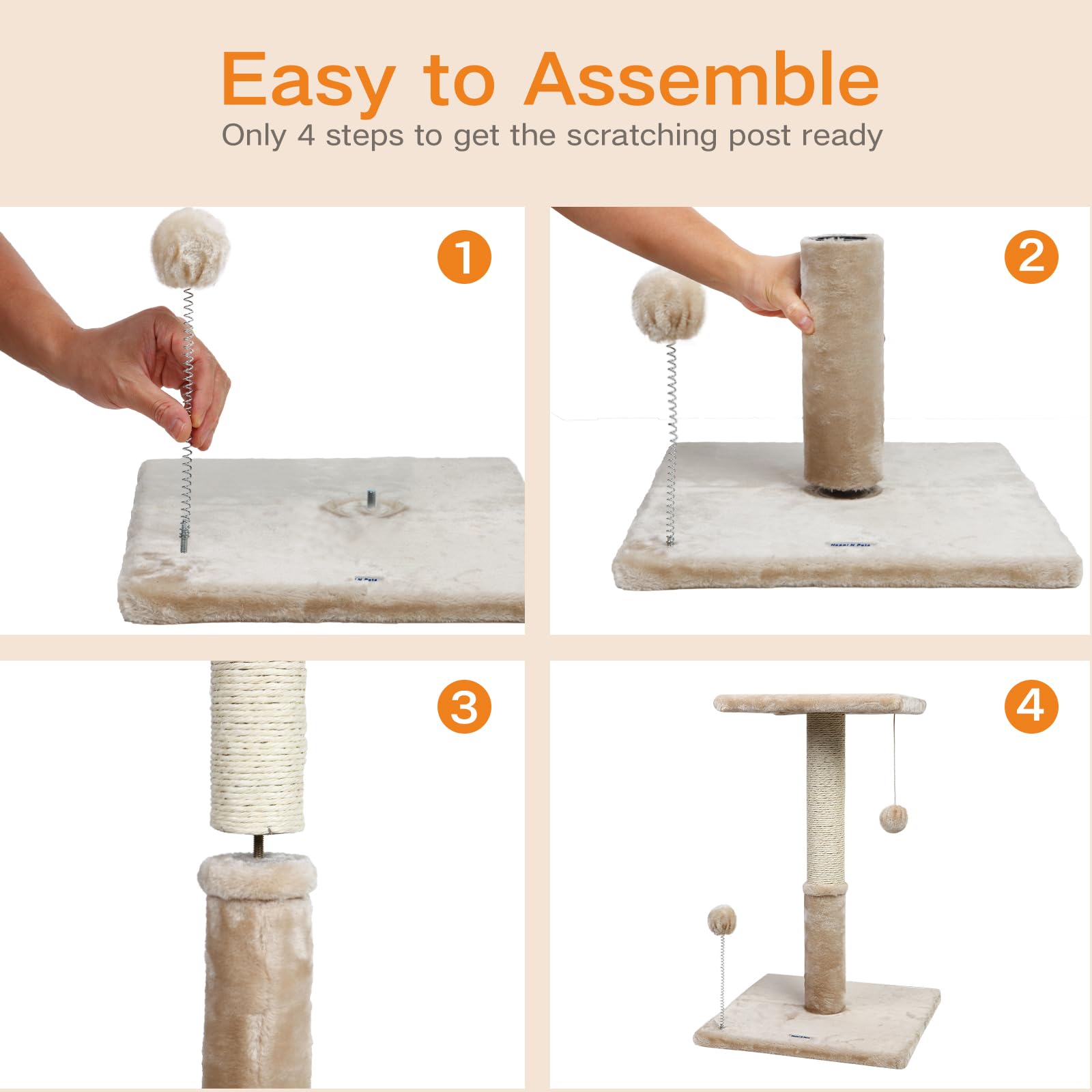 Happi N Pets sisal natural para rascar y proteger muebles.