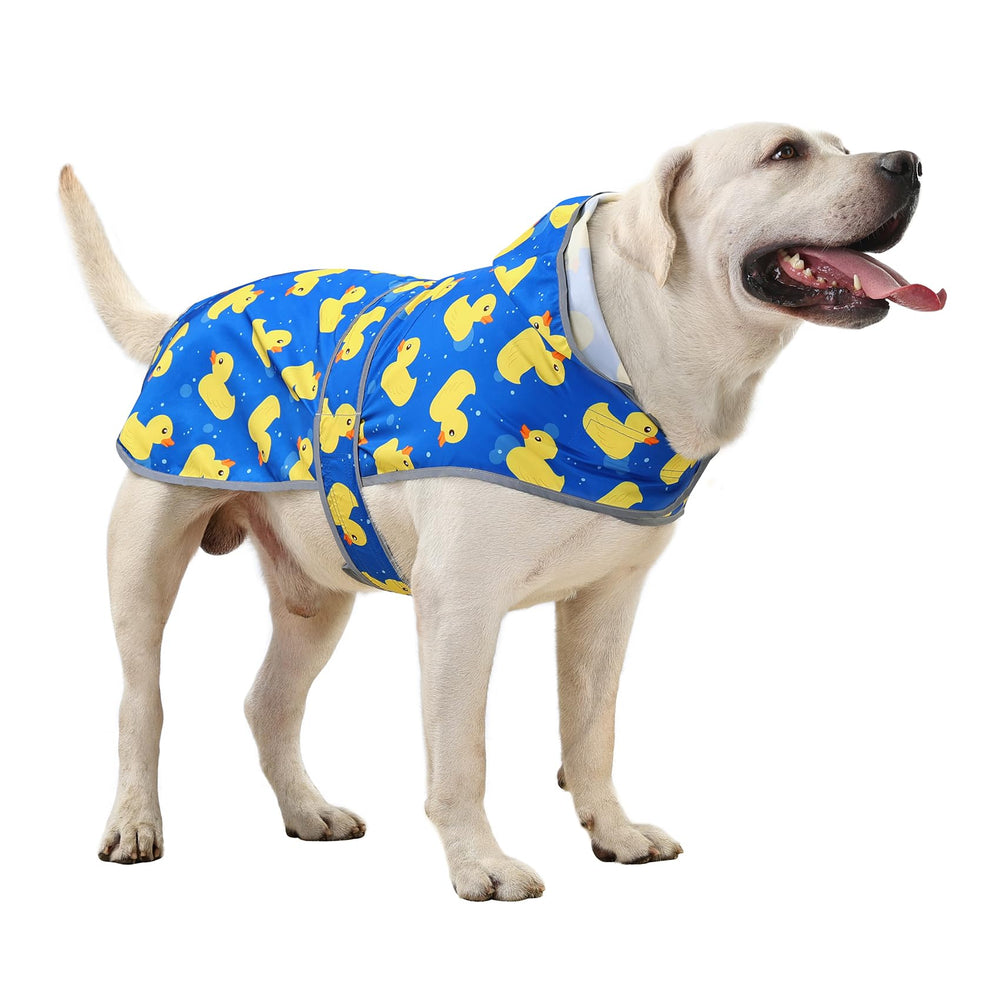 HAPPIERE capa-lluvia-capucha para perros XXL, protege contra la lluvia.