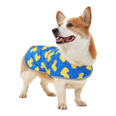 Chaqueta impermeable HAPPIERE para perro grande con capucha y tiras reflectantes para mayor visibilidad.