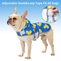HAPPIERE impermeable con agujero para correa en la espalda, ideal para paseos
