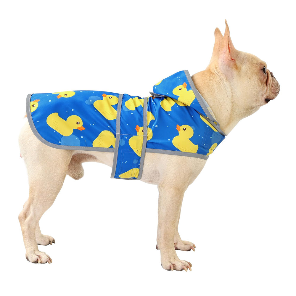 HAPPIERE impermeable para perro con capucha, protección contra la lluvia
