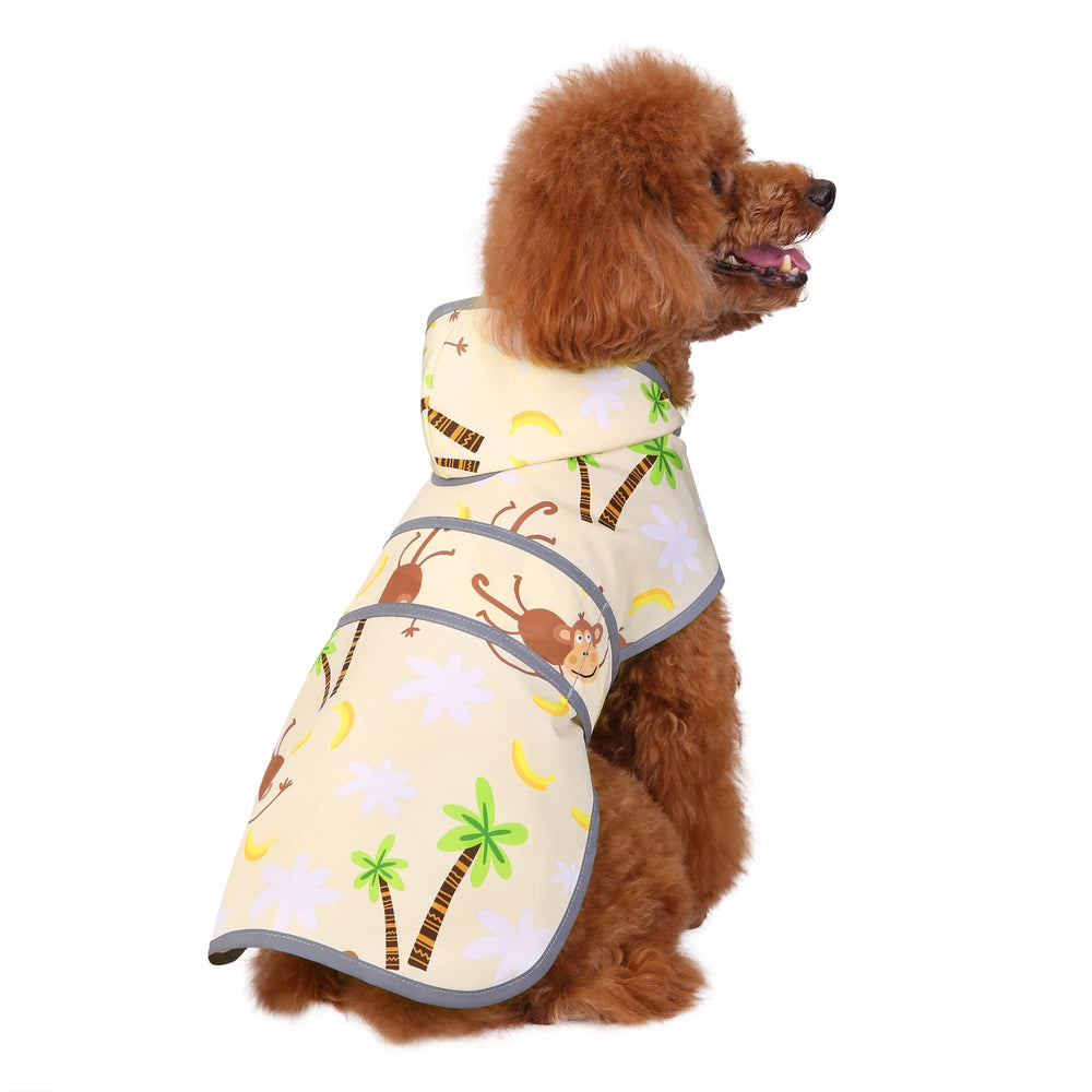 Pañcho capucha ajustable HAPPIERE para paseos lluviosos, ligero.