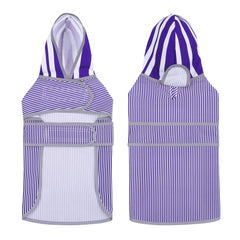 HAPPIERE poncho de lluvia para perros con capucha ajustable para paseos diarios