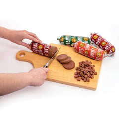 Happy Howie's rollos de carne suave, fácil de cortar para entrenamientos
