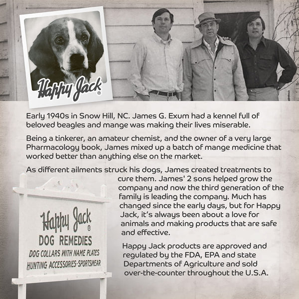 Producto Happy Jack Kennel Dip aprobado por la EPA para perros.