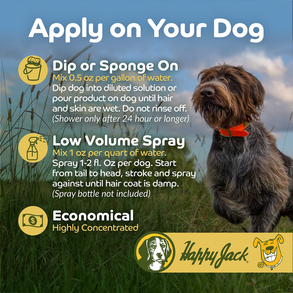 Happy Jack Kennel Dip ideal para perros pequeños.