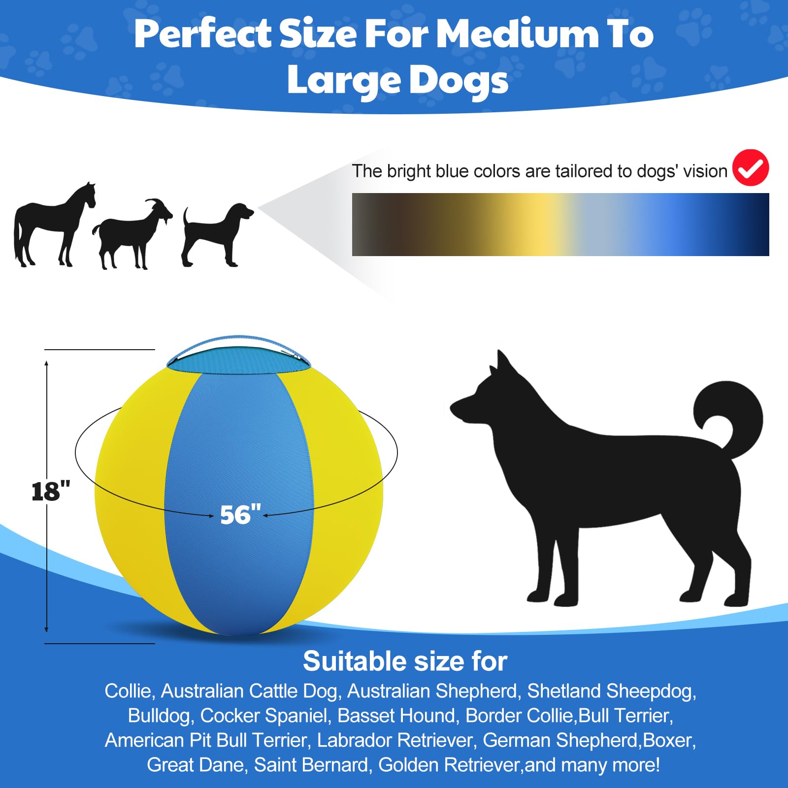Happypaw bola-perro-cubierta-doble-costura: diseño duradero para entrenamientos intensos.