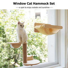 HAPYKITYS estantes ventana gatos: para observar desde altura con seguridad.