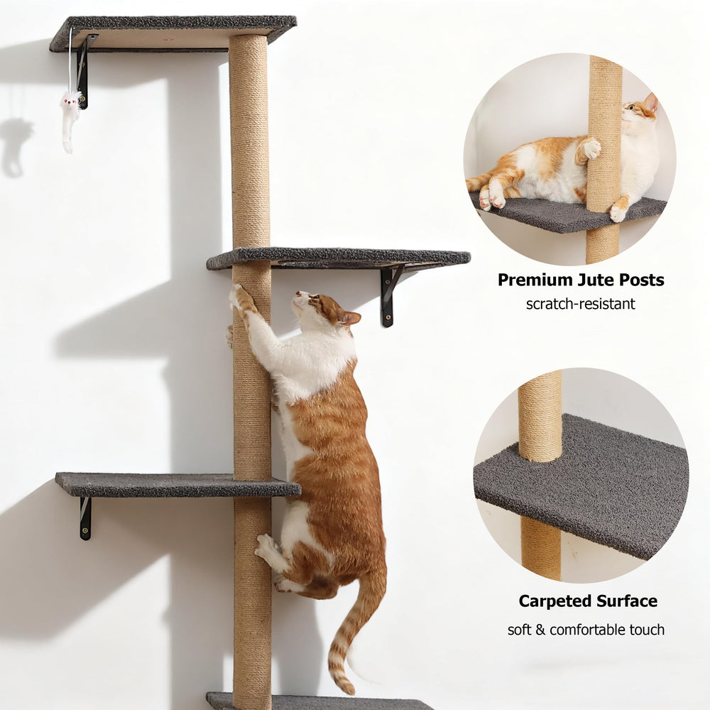 HAPYKITYS rascador con sisal para uñas en desgaste diario.