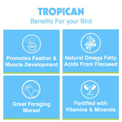 Hari Tropican fórmula de alto rendimiento para aves en actividad.