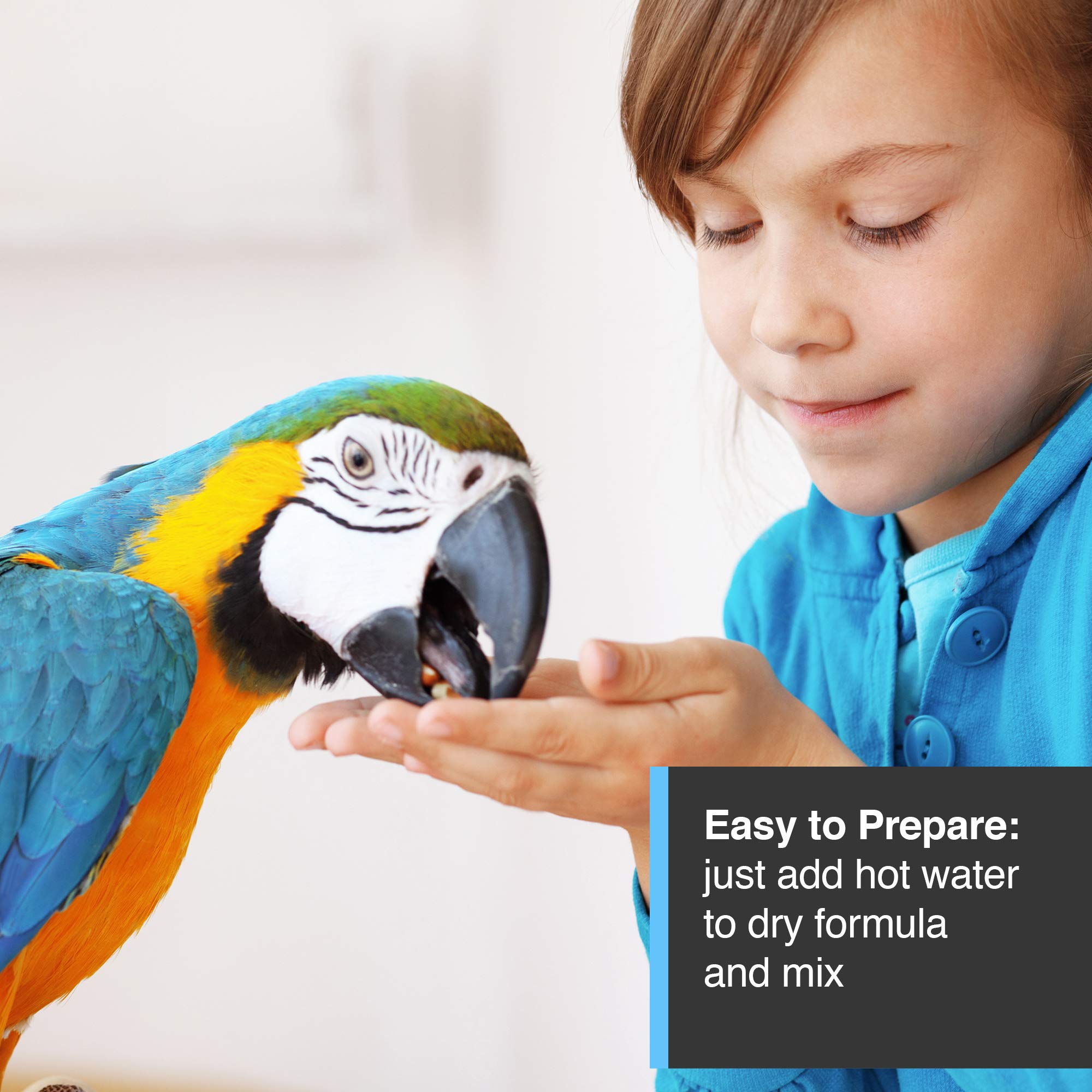 Uso diario para conures, favorece una dieta equilibrada.