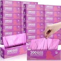 Harloon bolsas para heces de perro, 6000 unidades, ideales para paseos diarios.