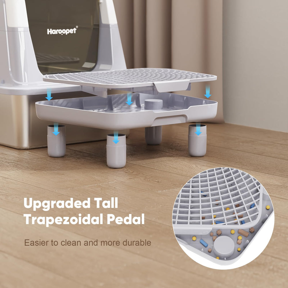Haroopet configuración doble para privacidad o ventilación según necesidad.