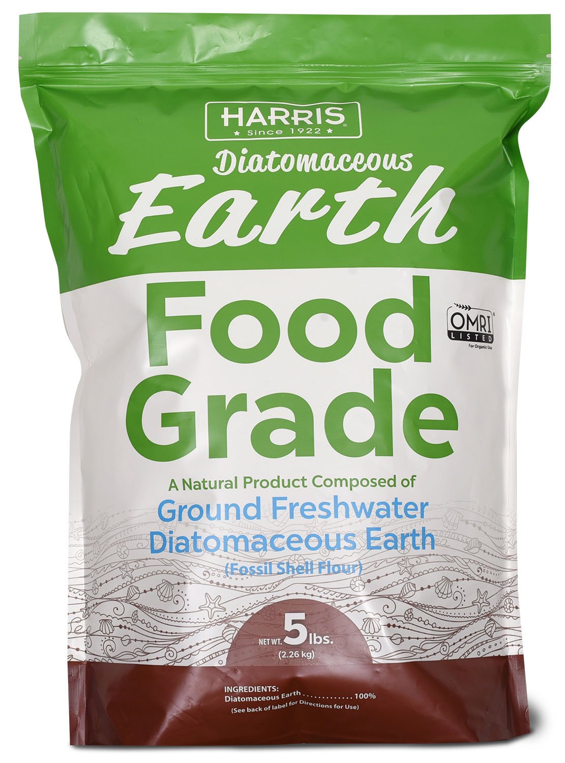 Harris diatomita grado alimentario para jardín seguro y orgánico
