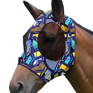 Harrison Howard máscara antiinsectos malla ligera que cuida la piel del caballo