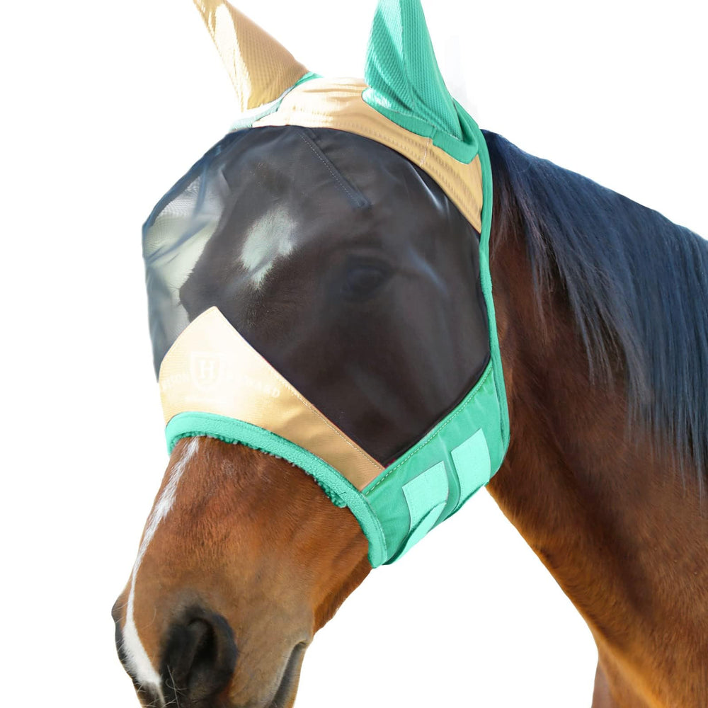 Harrison Howard Pro Luminous diseño cómodo sin restringir la visión del caballo.