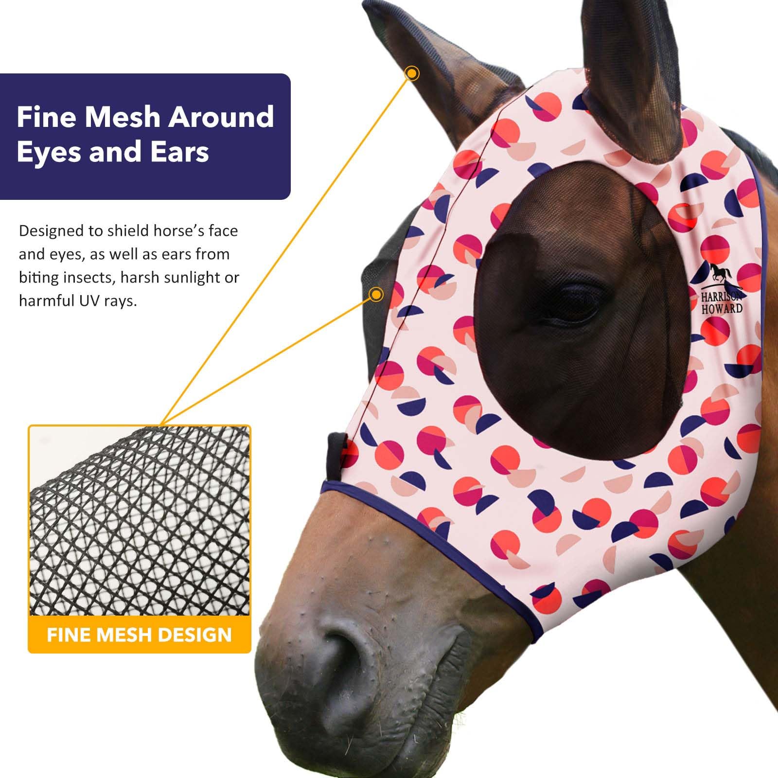 Protección ultravioleta en Harrison Howard para caballos bajo sol intenso