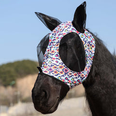 Harrison Howard Super Comfort: máscara mosca para caballo con espacio ocular amplio para visión clara