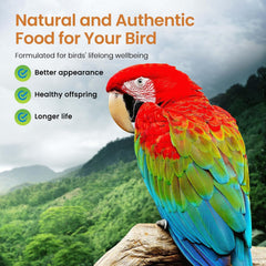 Mezcla balanceada de Omega 3 y 6 para aves grandes.