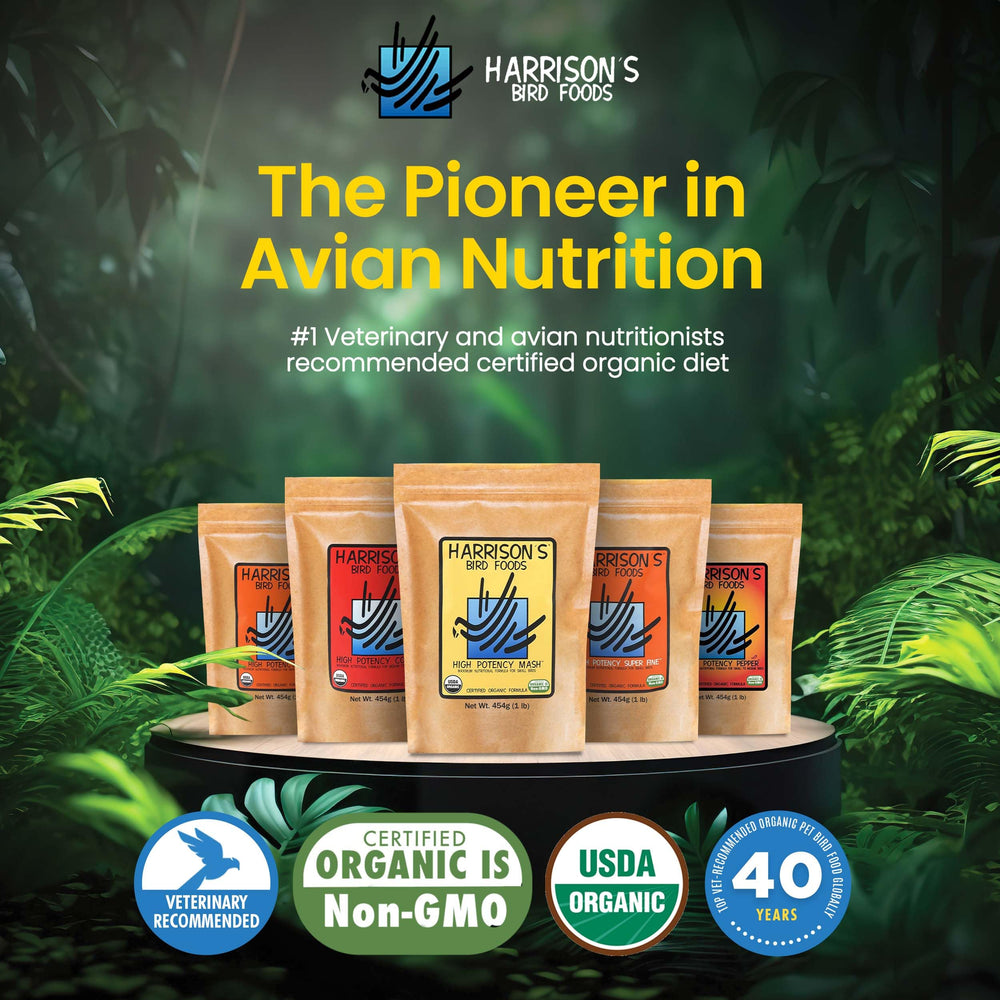 Harrison's High Potency Mash para aves pequeñas, canarios y periquitos