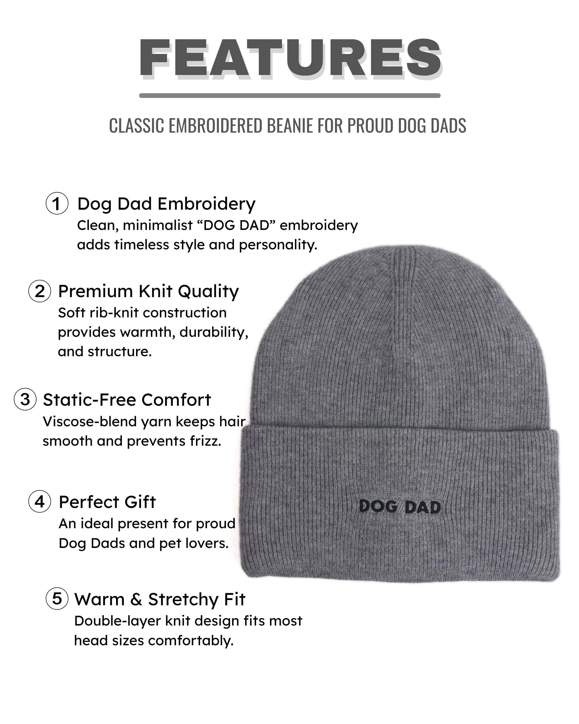 Hatphile gorro gris suave, tejido cálido y ligero para días fríos.