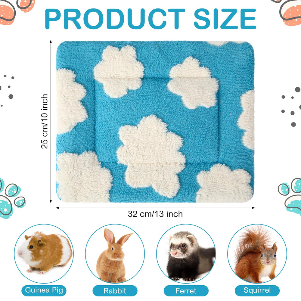 Haull cama impermeable para conejillo de indias, vista lateral, superficie suave y cálida para tu mascota.