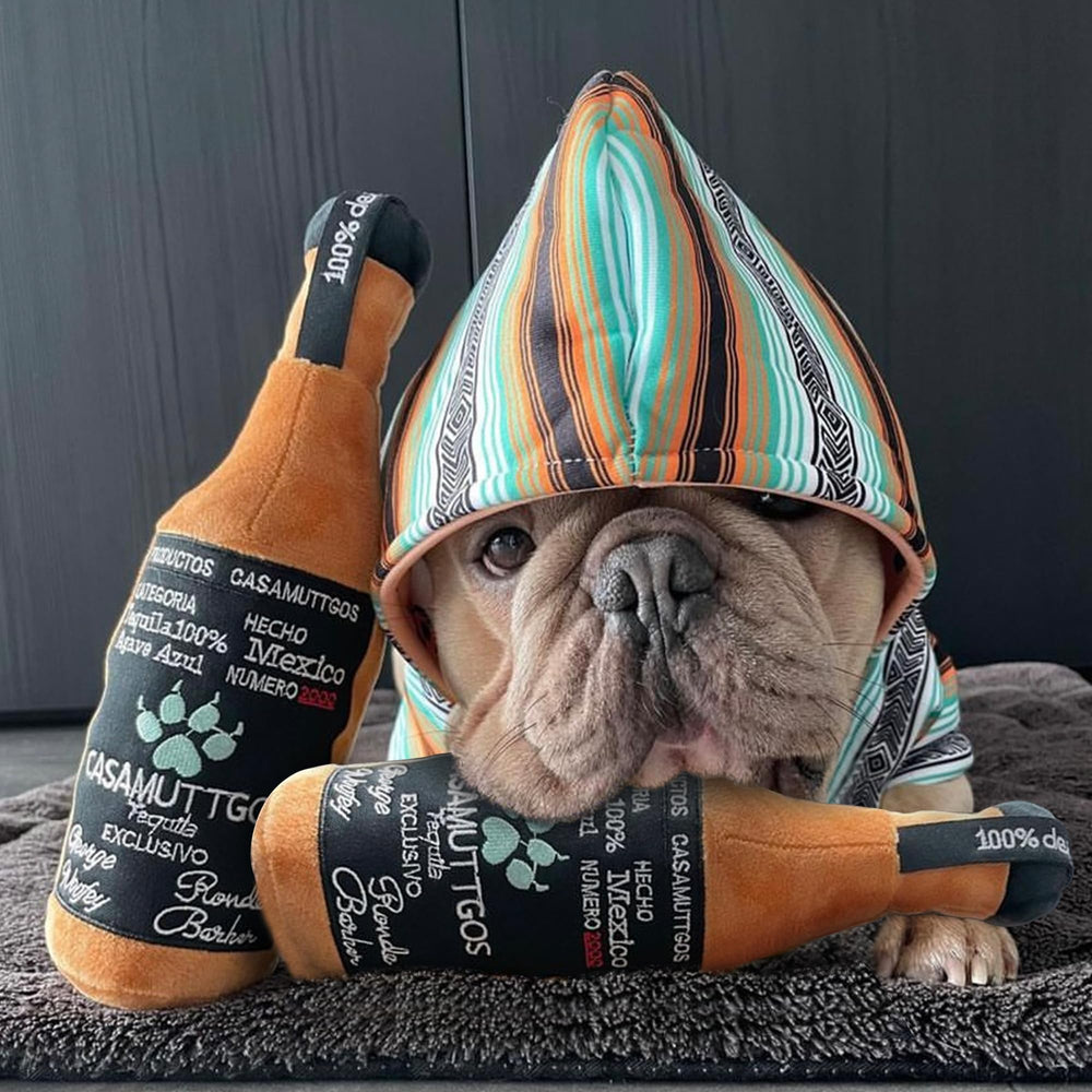Haute Diggity Casamuttgos Tequila lavable a máquina, limpieza rápida tras juego.