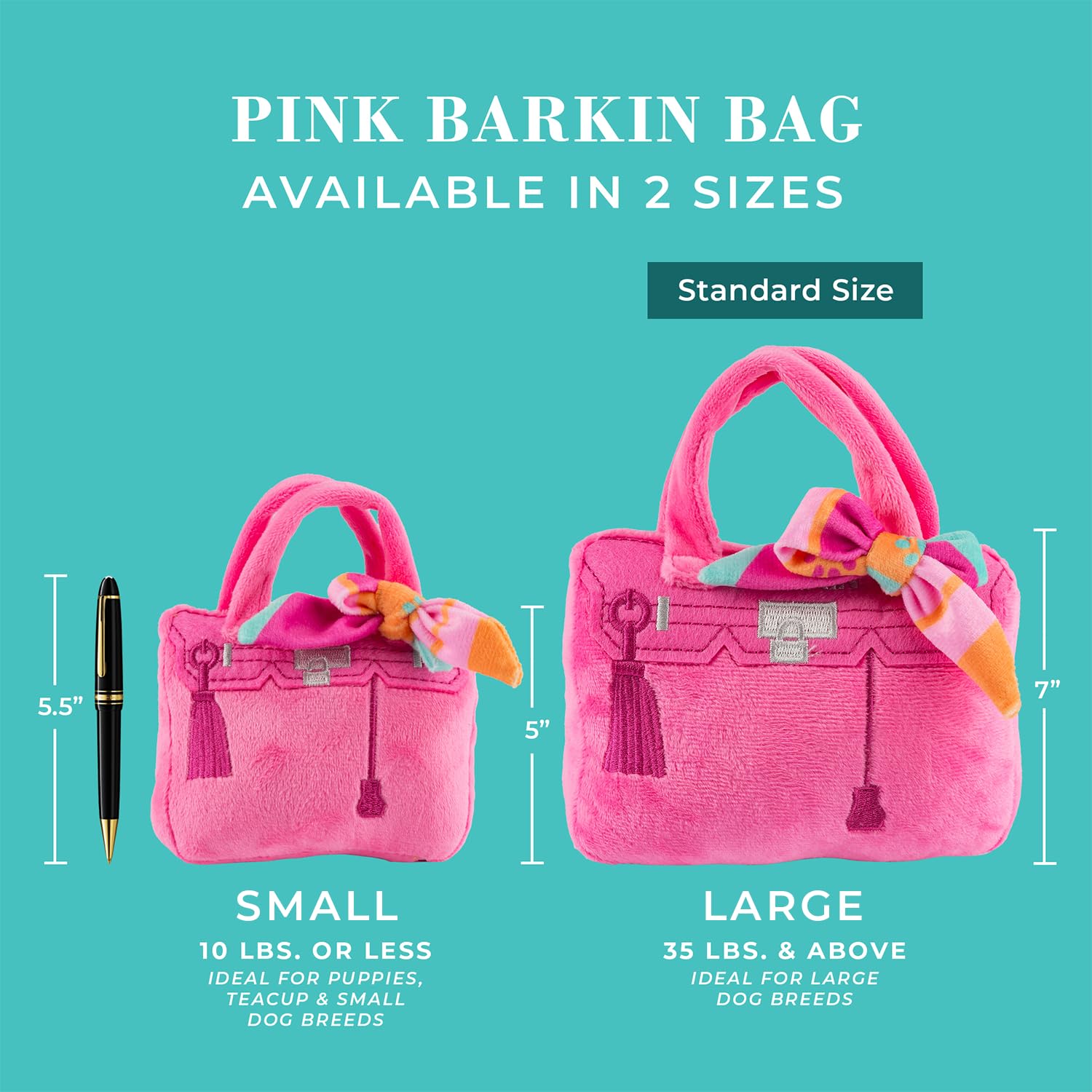 Haute Diggity Dog Barkin Bag juguete interactivo con chirriador para juego diario