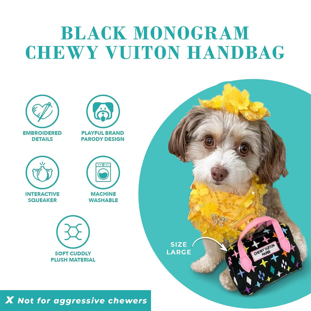 Haute Diggity Dog Bordados elegantes, detalle premium en juguete