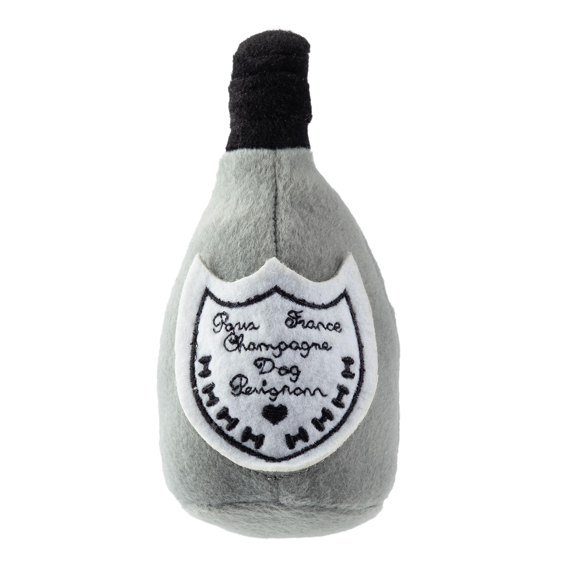 Haute Diggity Dog Champagne Perignonn: botella-juguete divertida para juego diario