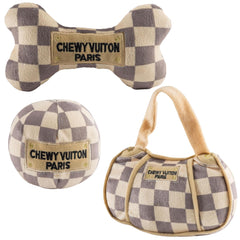 Peluche bolso Chewy Vuiton de Haute Diggity Dog para juego suave y estilo