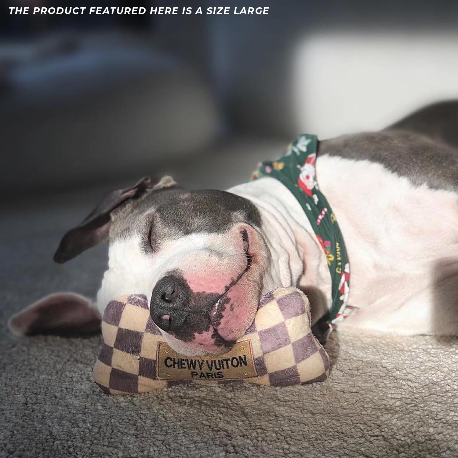 Haute Diggity Dog Checker Chewy Vuiton Apto para razas de todos los tamaños.