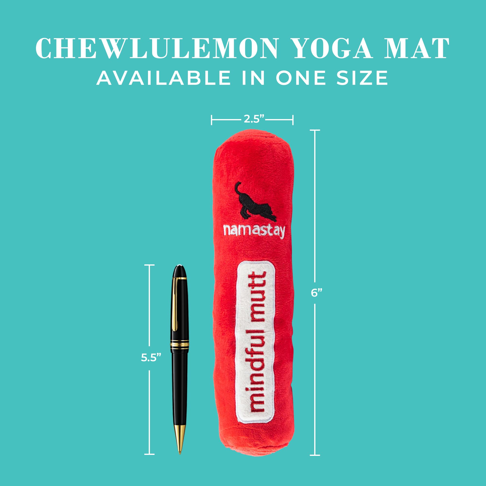 Tapete de yoga Chewlulemon Haute Diggity Dog, apto para lavado a máquina, limpieza rápida.
