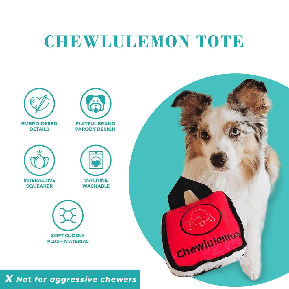 Chewlulemon Tote de Haute Diggity Dog, lavable a máquina para limpieza rápida.