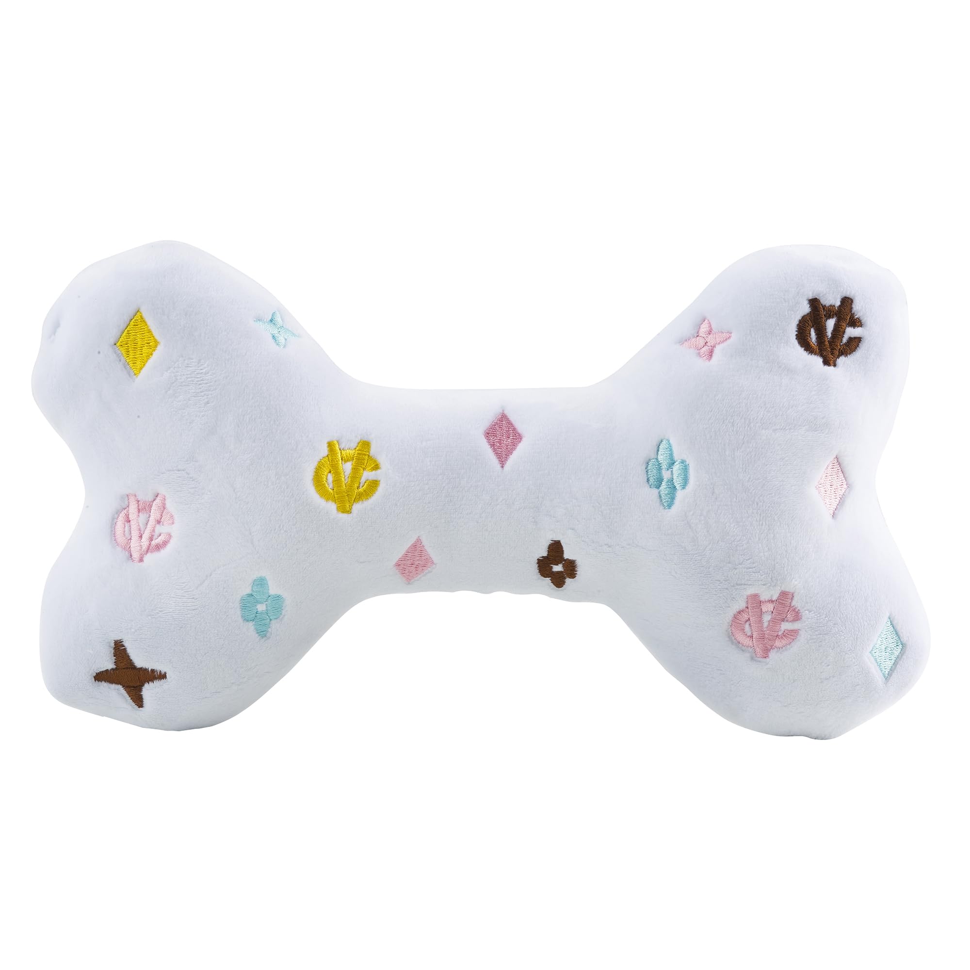 Haute Diggity Dog Peluche monograma diseño llamativo para juego interactivo