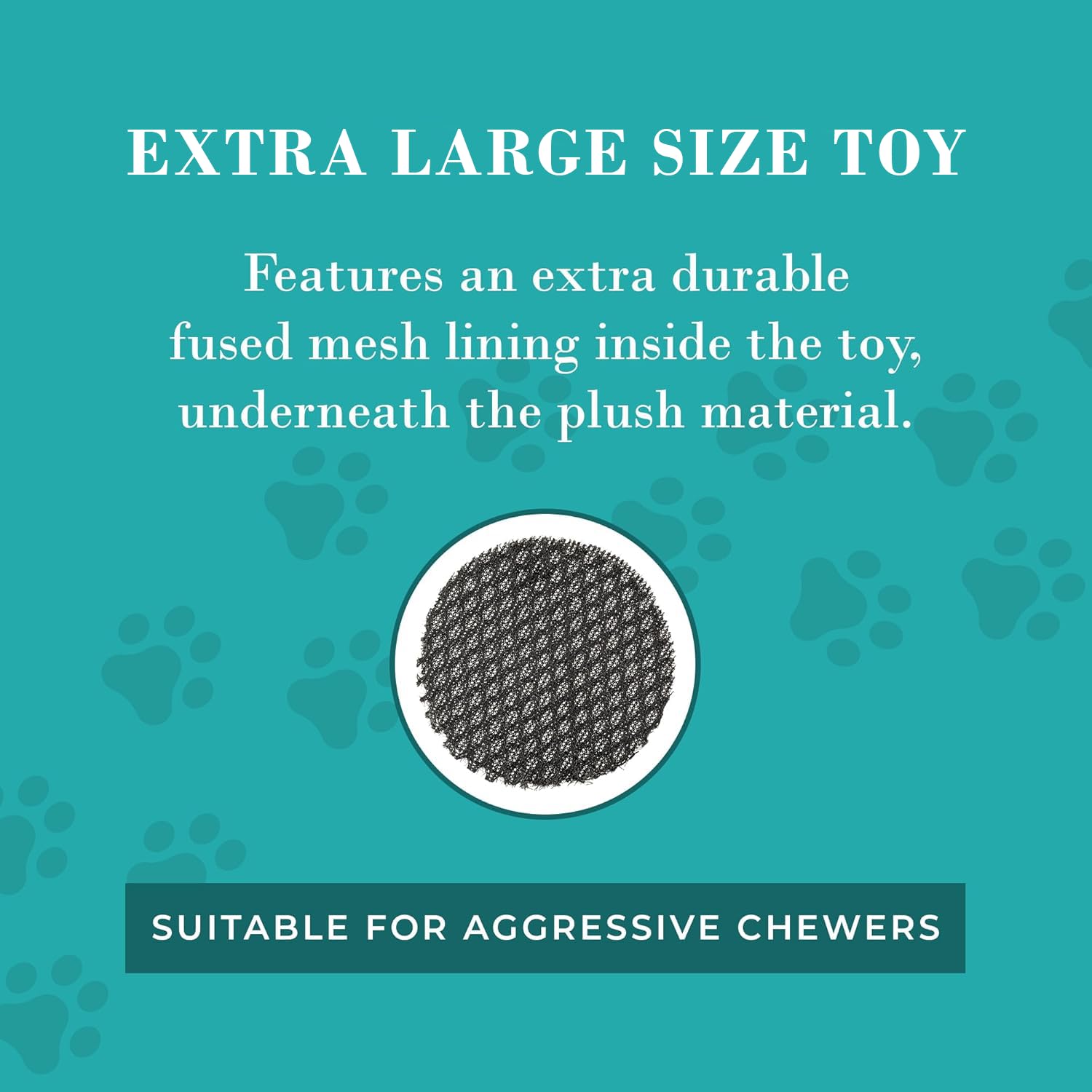 Dogior durabilidad con malla interior resistente para mordidas intensas