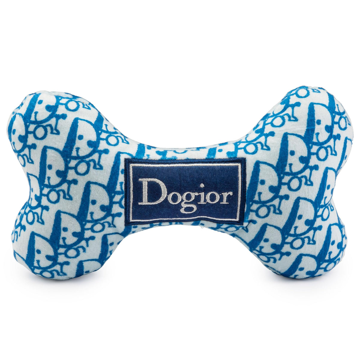 Haute Diggity Dog Dogior hueso con diseño azul para juego diario