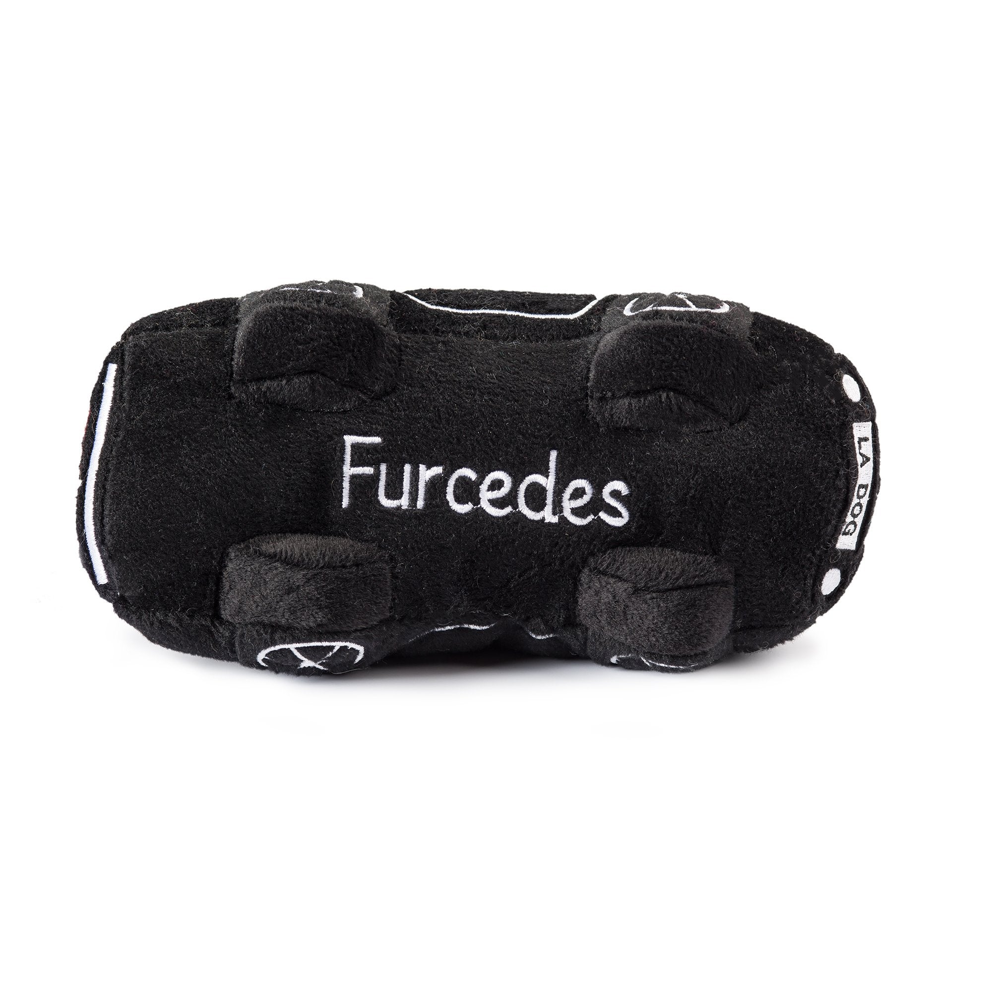 Haute Diggity Dog Furcedes Car Toy interior con chirrido para juego interactivo