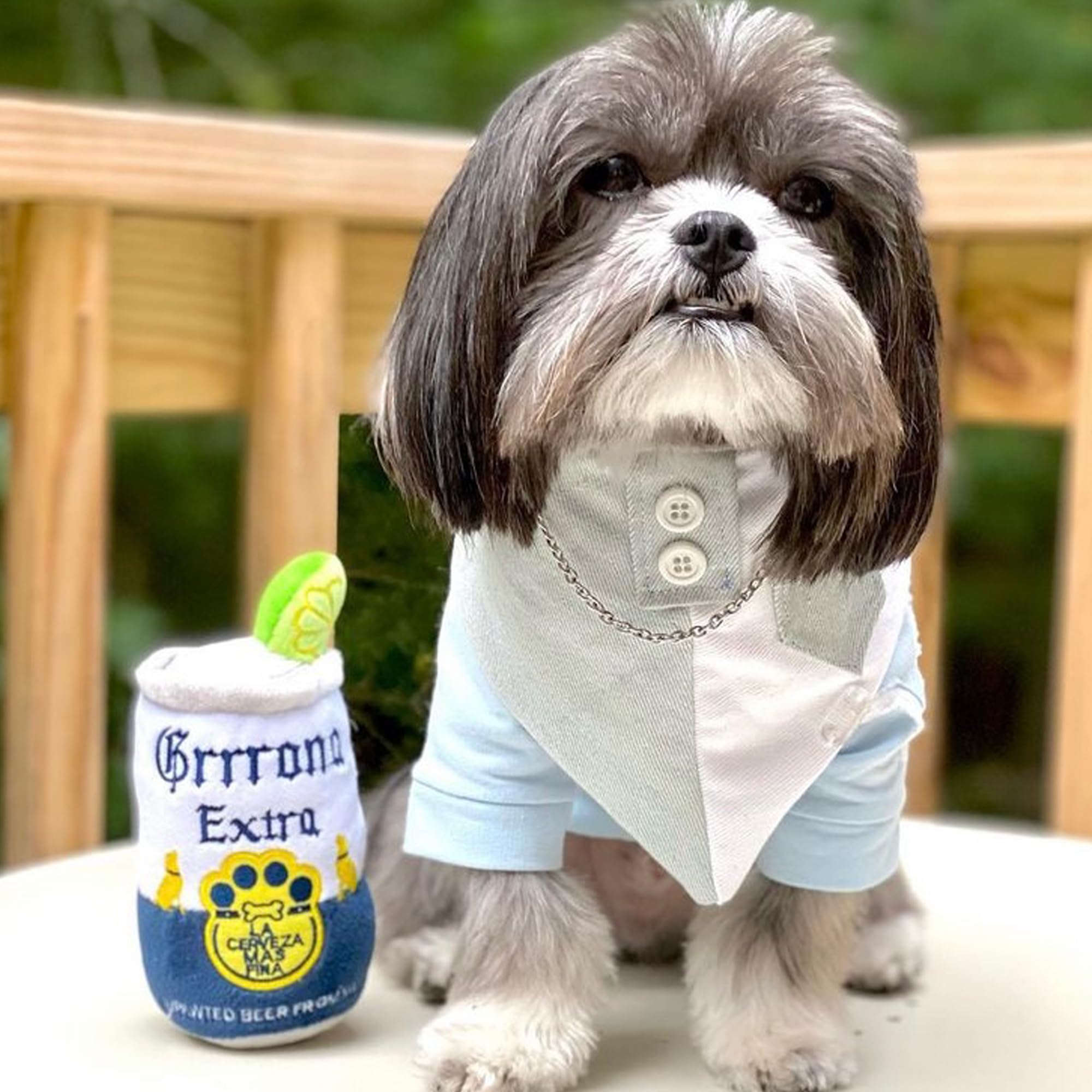 Haute Diggity Dog Grrrona lavable a máquina para limpieza