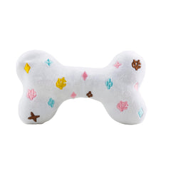 Haute Diggity Dog Juguete peluche parodia con diseño blanco y monograma