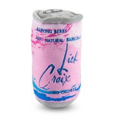 LickCroix Barkling Water Barkin Berry tacto suave y duradero para juegos de tirar